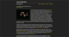 Desktop Screenshot of aaron.sherber.com