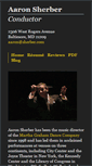 Mobile Screenshot of aaron.sherber.com
